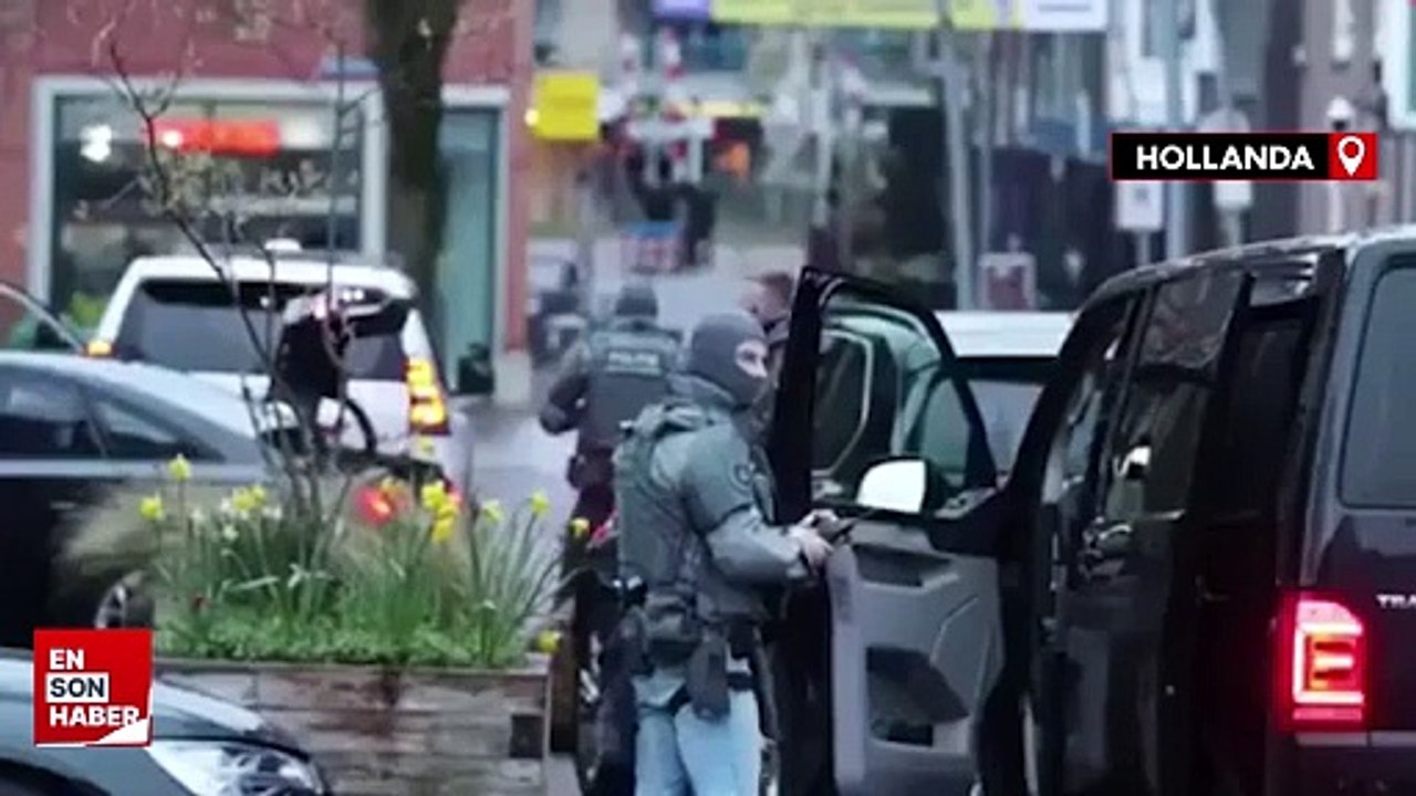 Hollanda'da bir kafede çok sayıda kişi rehin alındı
