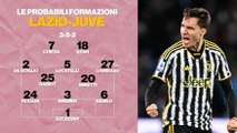 Lazio-Juventus, le probabili formazioni: Tudor cambia tutto, Allegri sceglie Kean