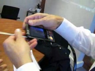 Démonstration du téléphone TV