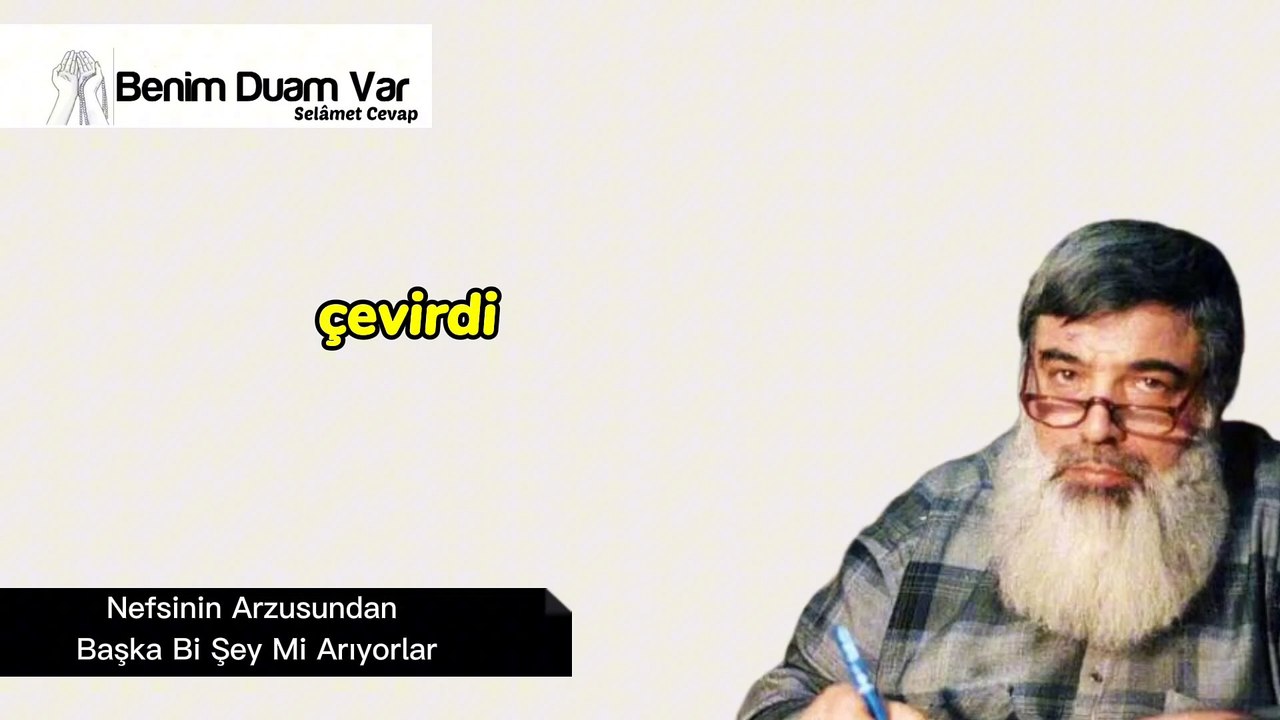 Nefsinin Arzusundan Başka Bi Şey Mi Arıyorlar- Timurtaş Uçar Hoca
