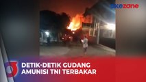 Ngeri! Inilah Detik-Detik Gudang Amunisi TNI di Bogor, Jawa Barat Terbakar