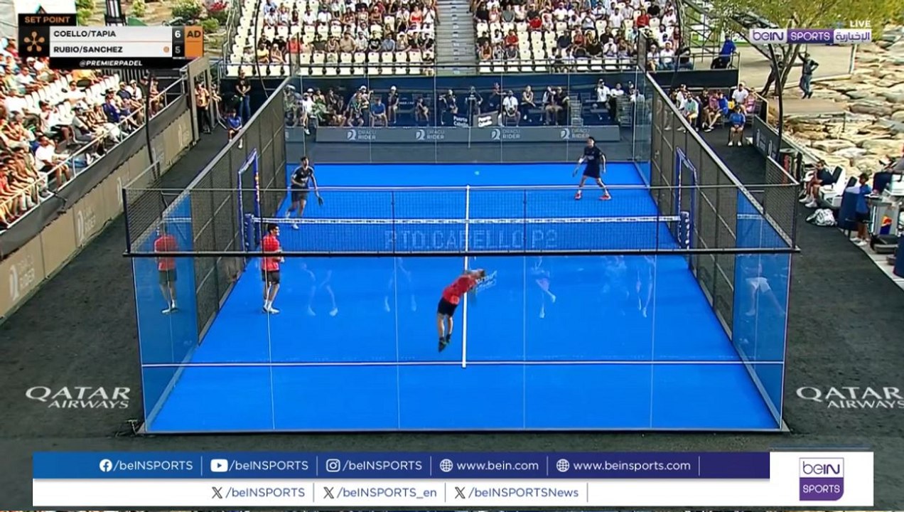 كوّييو وتابيا إلى نصف نهائي بطولة بويرتو كابيو بريميير بادل