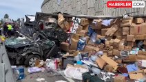 Çankırı-Karabük karayolunda tırın arızalanan aracın üzerine devrilmesi sonucu 4 kişi hayatını kaybetti