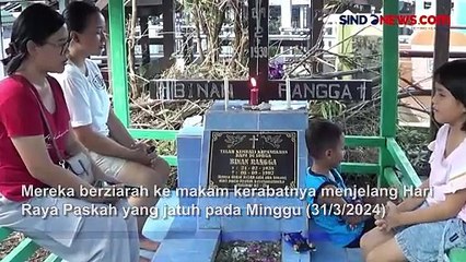 Jelang Paskah, Umat Nasrani di Kalimantan Tengah Berziarah ke Tempat Pemakaman