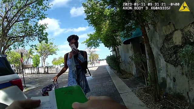 She Thinks Yelling at Officer Can Save Her from Arrest