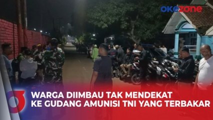 Gudang Amunisi Armed TNI AD Terbakar, Warga Diimbau Tak Mendekat ke Lokasi