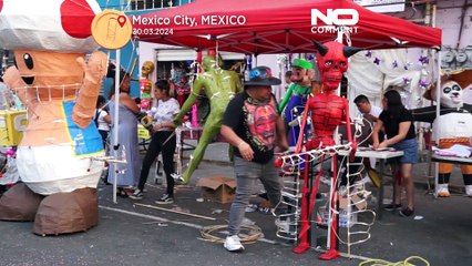 NO COMMENT | La quema de Judas por Semana Santa en México