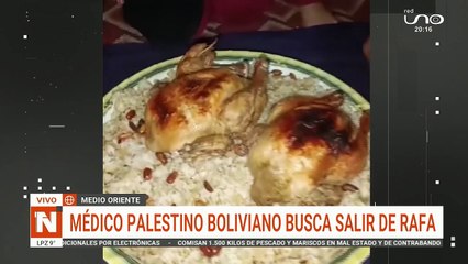 Médico palestino boliviano busca salir de Rafa
