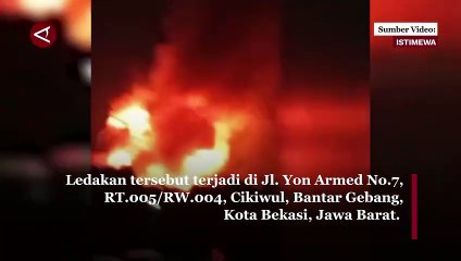 Gudang peluru Armed di Bantar Gebang meledak