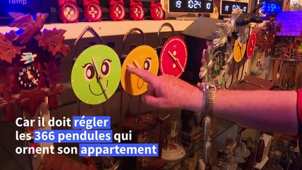 Changer d'heure, la course contre la montre d'un collectionneur d'horloges