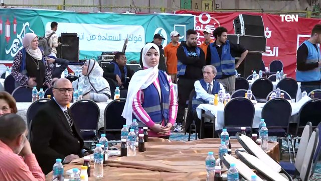 قافلة السعادة التابعة لحياة كريمة ترسم البهجة على وشوش 1500 مواطن في مكان واحد للافطار معا