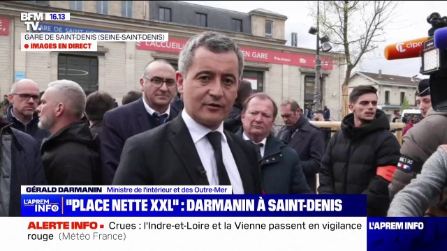 Opération place nette XXL : 319 gardes à vue en 5 jours à Paris et en Seine-Saint-Denis et 800.000 euros en liquide saisis, annonce Gérald Darmanin