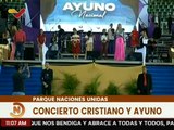 Comunidad cristiana evangélica celebran en unión la Semana Santa en el Parque Naciones Unidas