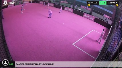 Faute de KILIAN VALLON - FC Vallon