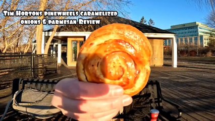 Tim Hortons PineWheels Caramelized Onions & Parmesan Review