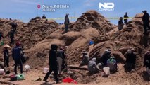 WATCH:  Sand artists recreate the Passion of Christ in the Bolivian Andes