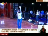 Fiesta de fe y talento se vivió en el Festival Así Canta Venezuela capítulo cristiano en Caracas