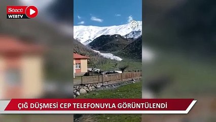 Download Video: Uludere ilçesinde çığ düşmesi cep telefonuyla görüntülendi