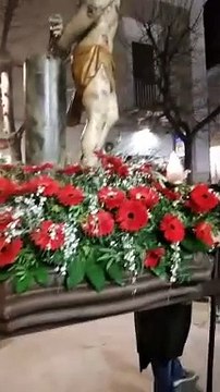 Da Trieste torna ad Andria per sorreggere la statua di Gesù flagellato durante la Processione dei Misteri 2024