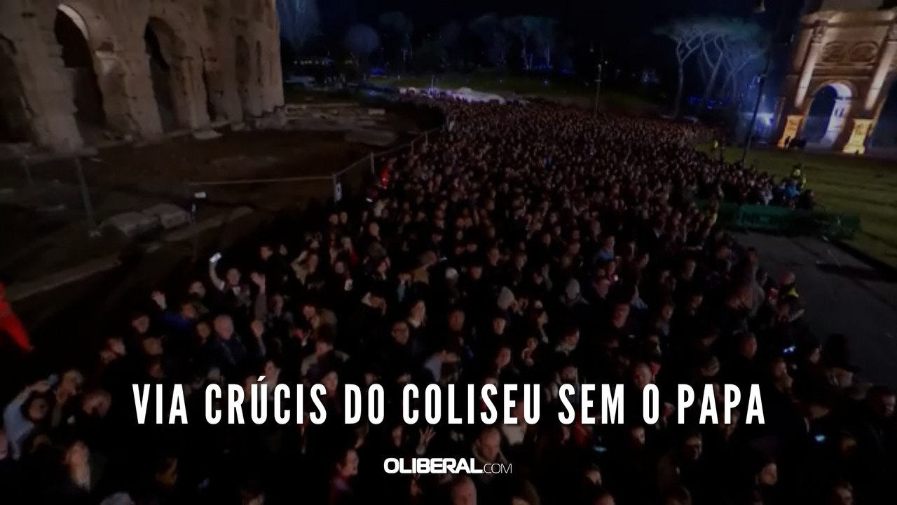 Via Crúcis do Coliseu sem o papa