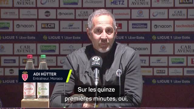 Monaco - Adi Hütter : On était sous pression
