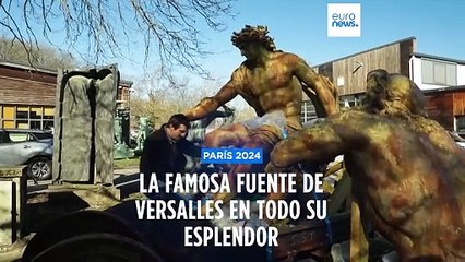 París 2024: el Palacio de Versalles ultima su puesta a punto para los Juegos Olímpicos