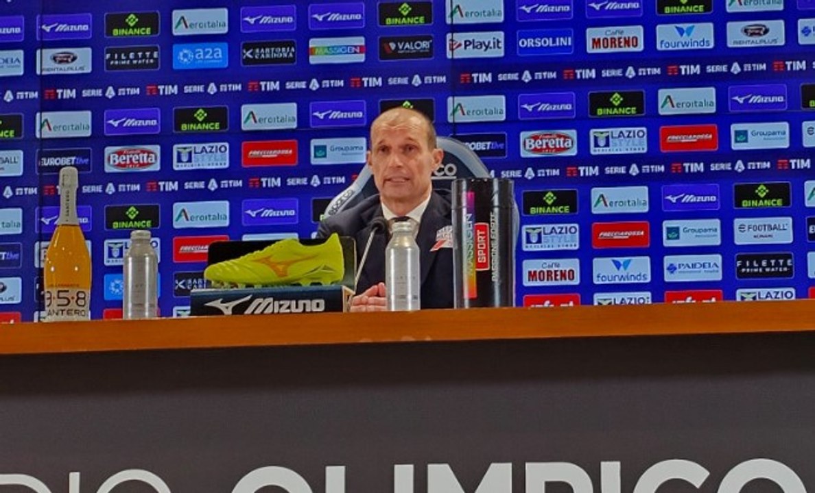 Lazio-Juventus 1-0, la conferenza di Allegri