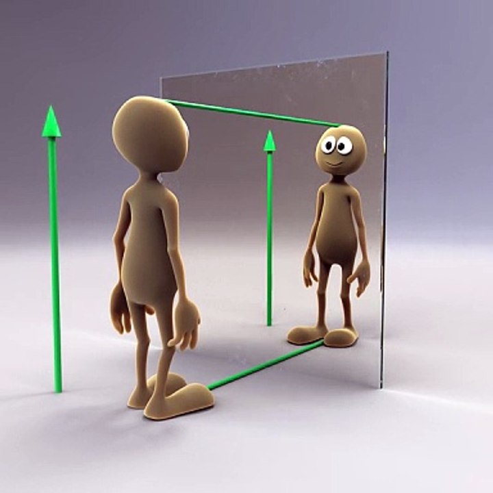 Looking at mirror sizes and the geometry of reflections.