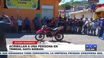 Sicarios acribillan a una persona en Trinidad, Santa Bárbara