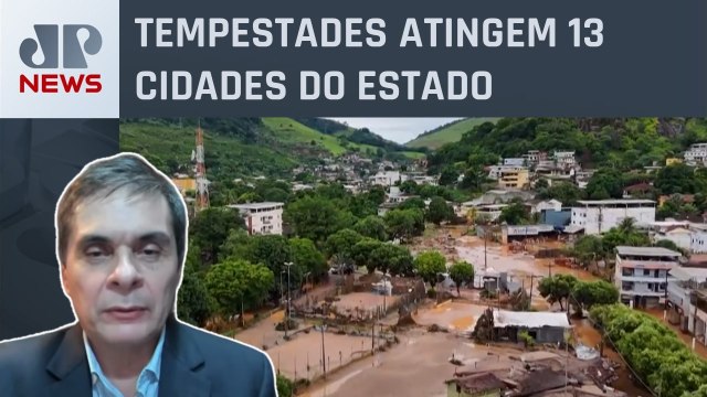 Mais de 15 mil pessoas seguem desalojadas no Espírito Santo após chuvas; Cerqueira comenta