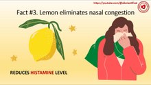 Lemon eliminates nasal congestion
