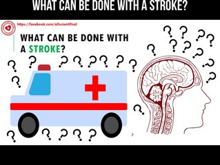 What are the symptoms of a cerebral stroke?