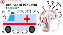 What are the symptoms of a cerebral stroke?