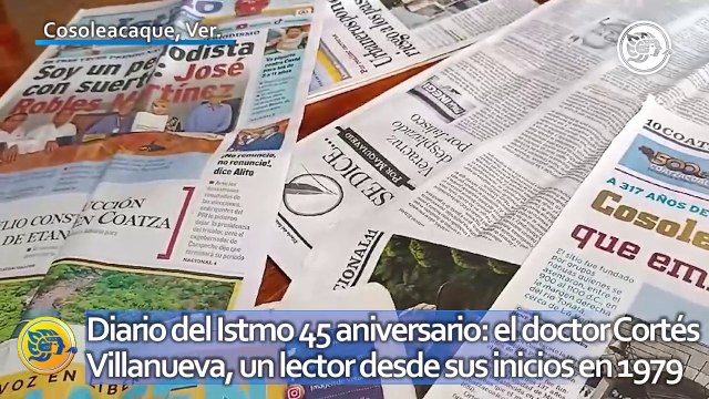 Diario del Istmo 45 aniversario: el doctor Cortés Villanueva, un lector desde sus inicios en 1979