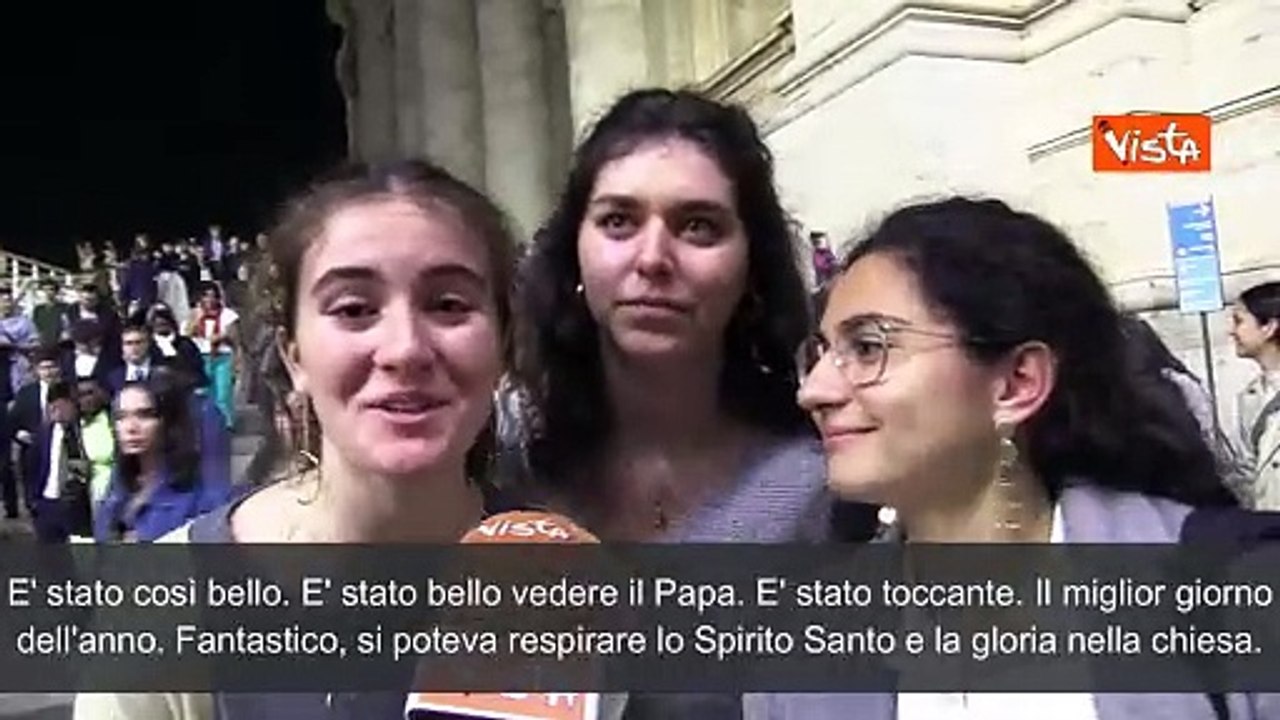Veglia Pasquale nella Basilica di San Pietro, le voci dei fedeli: "Una bellissima celebrazione"