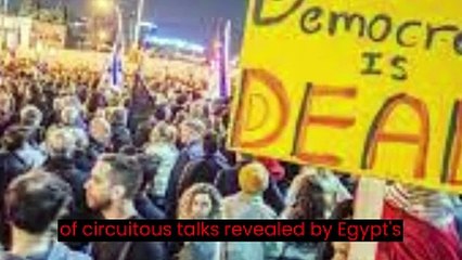 Gaza truce talks set to resume, as thousands protest Netanyahu in Israel