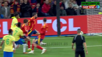Spain vs Brazil 3-3 Highlights & All Goals 2024 - Rodrygo Goal