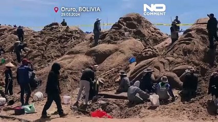 شاهد: فنانون من بوليفيا يحيون ذكرى "آلام المسيح" بمهرجان للنحت على الرمل