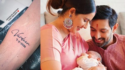 Vikrant Massey Gets Son Vardaan Name Tattoo On His Arms, Post Viral...|Boldsky