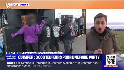 La rave party sur l'aéroport de Quimper se poursuit ce dimanche matin