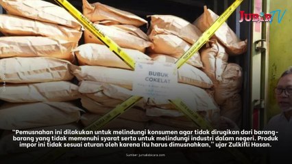 Kemendag Musnahkan Produk Impor Senilai Rp9,33 Miliar
