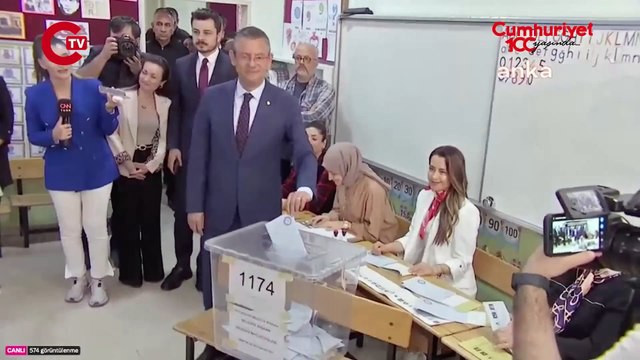 CHP Genel Başkanı Özgür Özel oyunu kullandı
