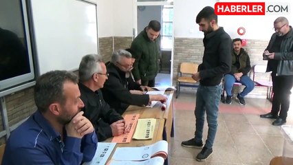 Samsun'da oy kullanma işlemi başladı