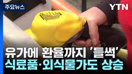 유가·환율까지 들썩..."3%대 고물가 계속" 전망 / YTN