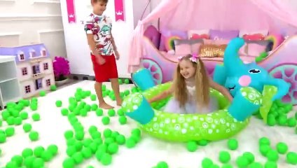 Diana and Roma New Funny Stories for kids with brother Oliver