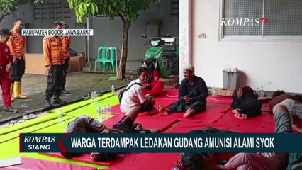 Begini Kondisi Pengungsian Warga Terdampak Ledakan Gudang Amunisi di Bogor