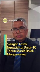 Jangan letak negativiti, umur 40 tahun pun masih boleh mengandung..