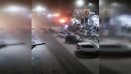 Azez’de bomba yüklü araç patladı