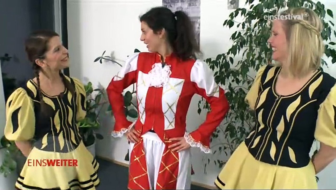 Nadia Kailouli als Tanzmariechen - einsweiter 07.02.2012