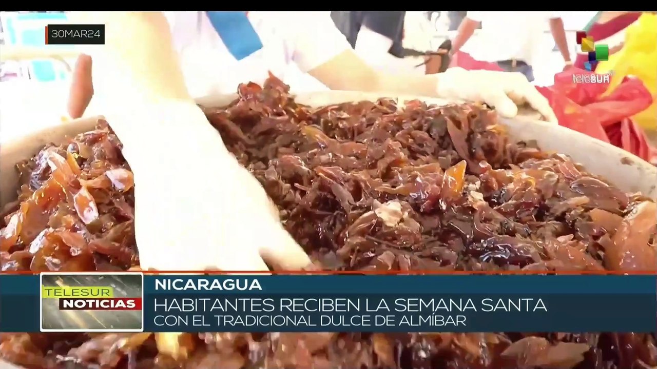 Nicaragua celebra la Semana Santa con la dulce tradición del Almíbar